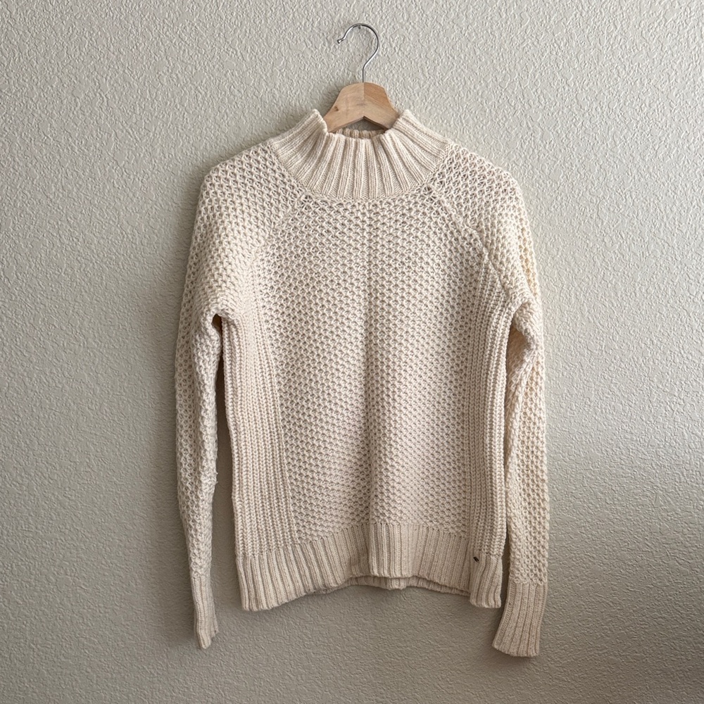 American Eagle Mock Neck Knit Sweater